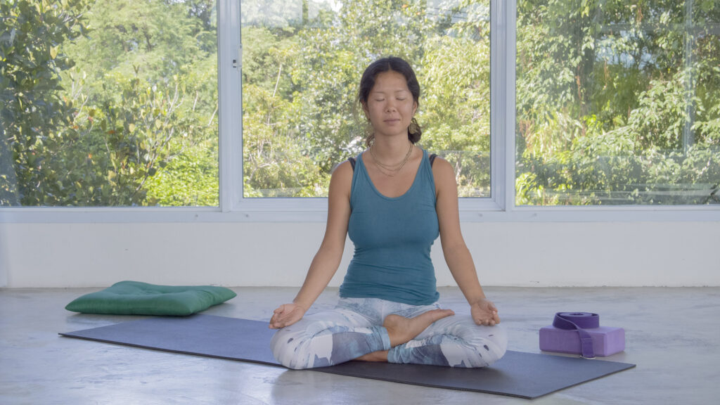 Seated Peak Pose - Baddha Padmasana (59:59) - Akari Tamura ~ Kirtan & Yoga